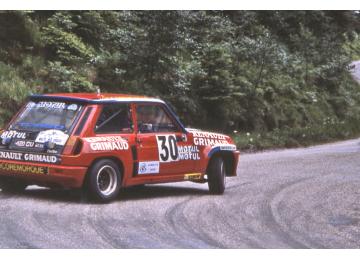 Rallye des Vosges 1982 avec la R5 Turbo